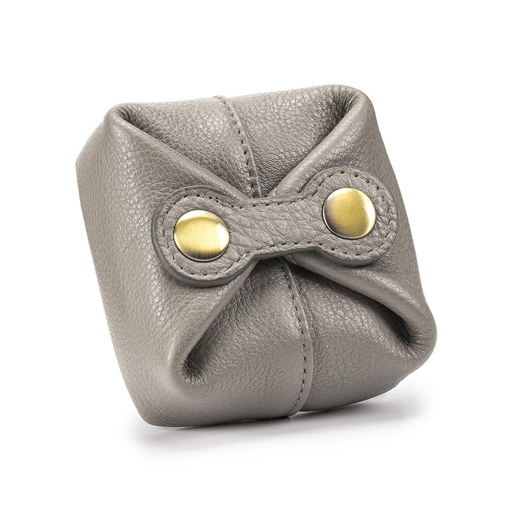 5738 Coin Pouch,Leather Coin Pocket Wallet Wear Resistant Cash Change